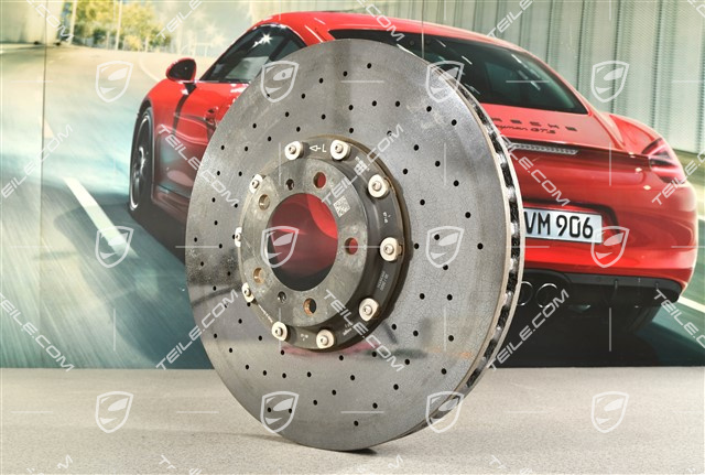 PCCB Keramik-Bremsscheibe, Panamera, 20" / 420mm, beschädigt am Rand (sehe Bilder), L