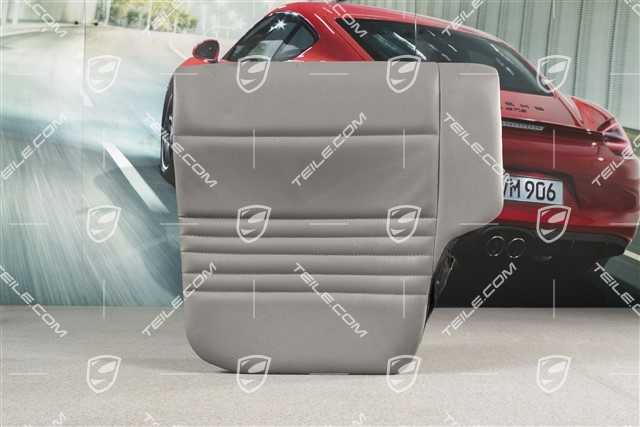 Back seat lower / cushion, Coupe/Targa, leatherette, Graphite grey, R