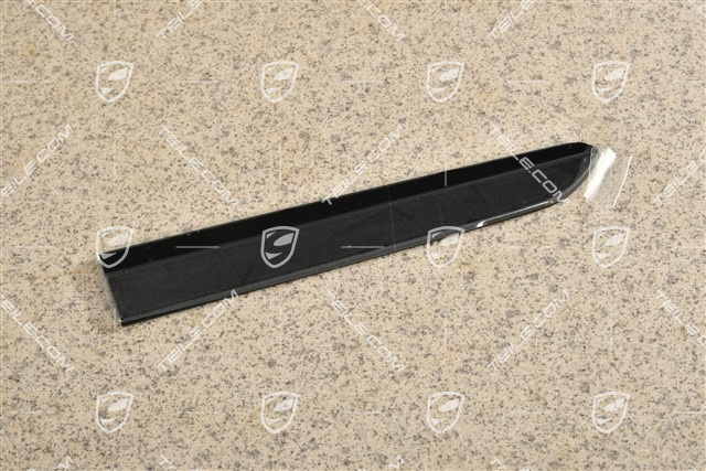 Charging flap trim moulding, Black matte, R