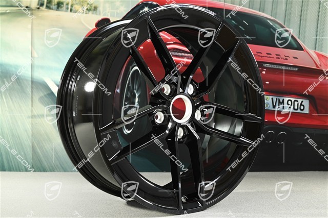 20" felga Carrera Exclusive Design, 8,5J x 20 ET50, czarny wysoki połysk