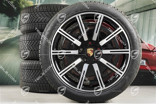 20" koła zimowe Sport Aero, komplet, felgi 9J x 20 ET54 + 11J x 20 ET60, opony zimowe Goodyear 245/45 R20 + 285/40 R20, przebieg ok. 30km