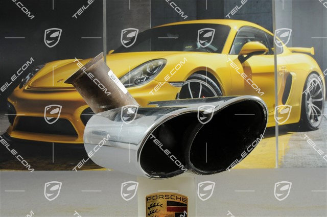 Tail pipe, C2/C4/GT3, L Tail pipe, C2/C4/GT3, L