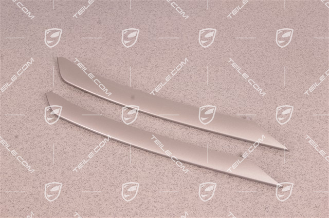 Vane set, 2-piece, titanium metallic, R Vane set, 2-piece, titanium metallic, R