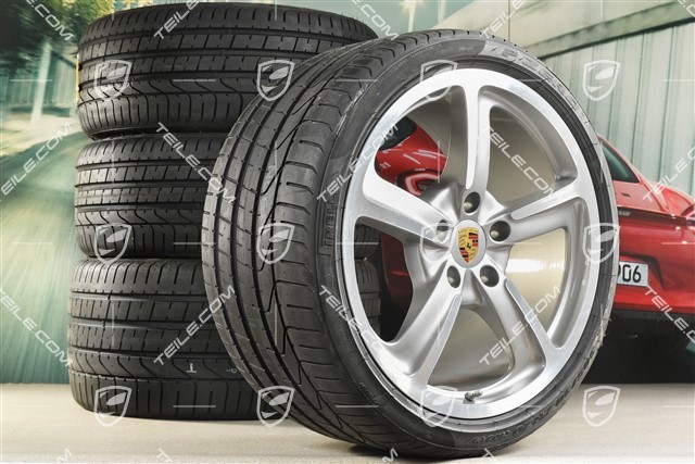 20" summer wheel set SportTechno, wheels 9J x 20 ET51 + 11,5J x 20 ET48, tyres 245/35 ZR20 + 305/30 ZR20, with TPMS.