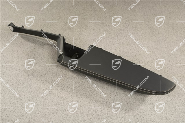 Armlehne, Türverkleidung, Hinten, Leder Schwarz / Mojave, R