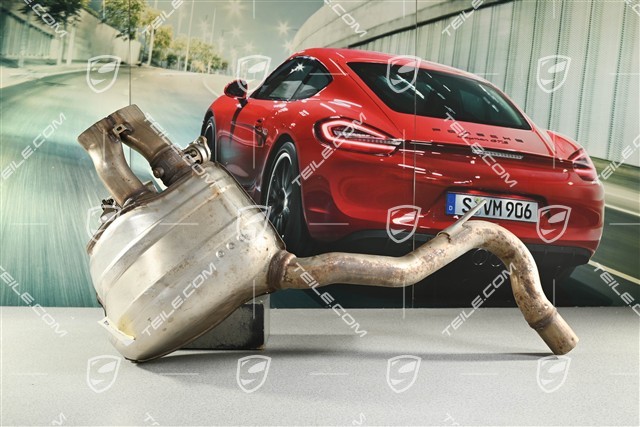 Rear exhaust muffler , without tail pipes, R