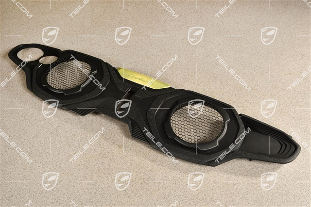 Turbo S, Engine compartment cover, Black matte