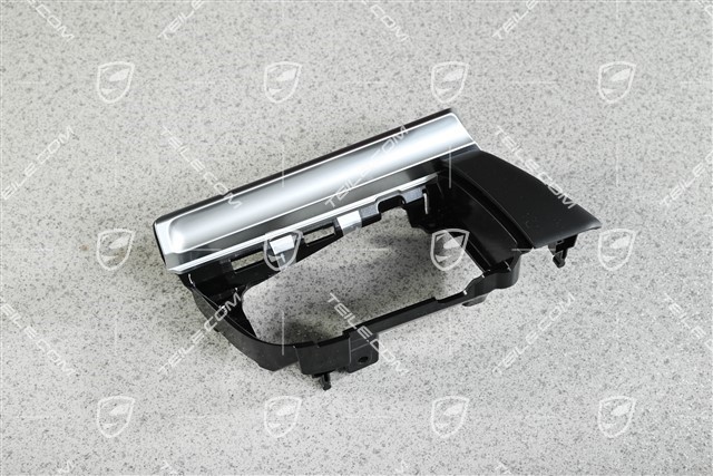 Trim / moulding Dashboard side vent, Black, L