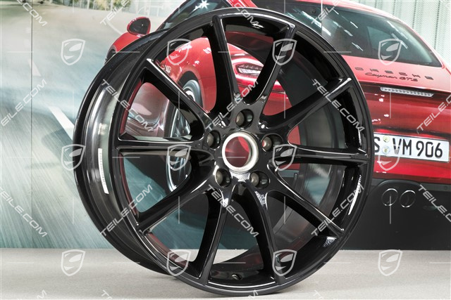20" Felga Cayenne Design, 10,5J x 20 ET55, czarny wysoki połysk