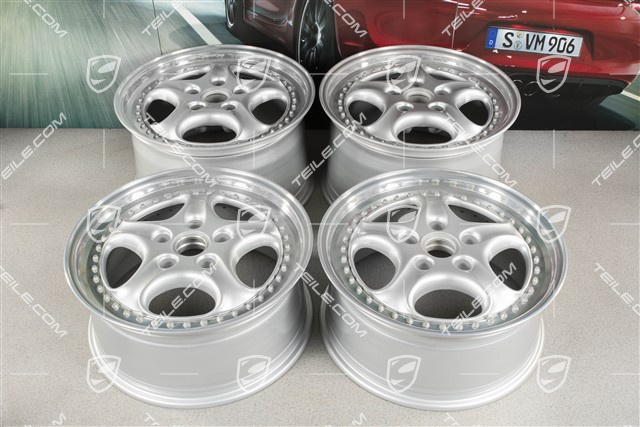 18" Carrera RS komplet felg, Speedline, 8J x 18 ET52 + 10J x 18 ET65