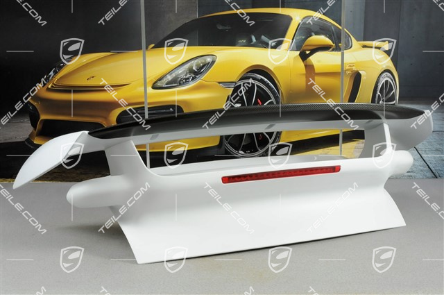 GT2 / GT2 RS Rear spoiler set (engine lid, wing, CARBON lip spoiler), incl. small pieces