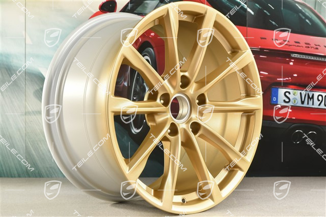 19" Felge Boxster S, 10J x 19 ET45, aurum seidenmatt