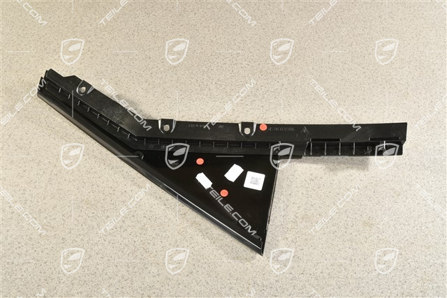 C-pillar outer cover, Front, Black, L