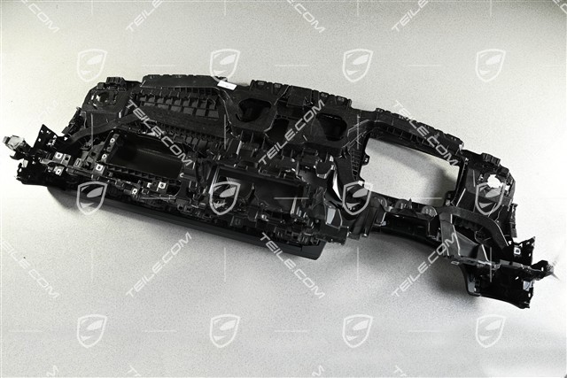 Dashboard / Dashboard / Instrument trim, upper part leather, Black, Head-up Display