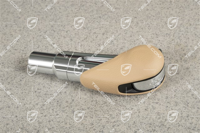Gałka zmiany biegów, Tiptronic, skóra, Luxor Beige