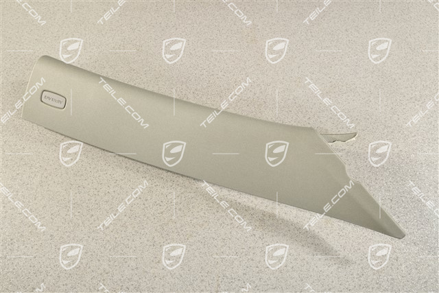 Verkleidung von A-Säule, Oben, Stoff Platingrau, R