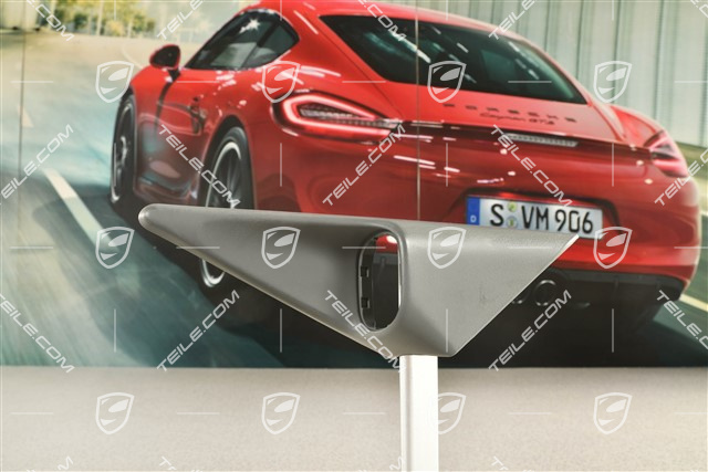 Osłona / blenda drzwi / lusterka, lusterko sterowane elektrycznie, szara, L