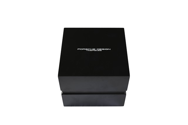 Porsche Design Sport Chrono Subsecond, 1919 Collection, Titanium + Fahrzeugleder, Durchmesser 42mm, in Schwarz