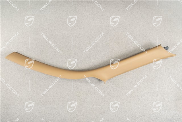 Verkleidung von A-Säule, Coupe, Leder, Sandbeige, R