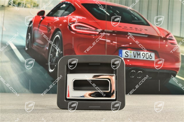 Griff, Ladenboden hinten, Schwarz