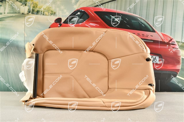 Lehnenbezug, Leder, komfortsitz, Belüftet, Luxorbeige, R