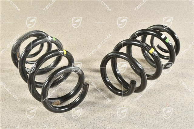 Schraubenfeder, Sportfahrwerk / PASM / PDCC, Kennzeichnung gelb/grün/weiss, Satz, L+R