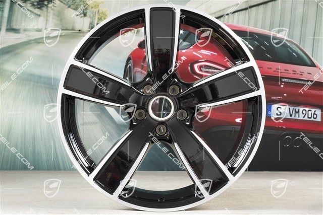 22" Felge Sport Classic, 10J x 22 ET48, tiefschwarz-metallic
