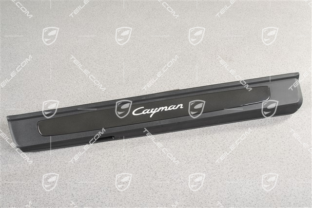 Listwa ozdobna, Carbon, podświetlana, z napisem "Cayman", R