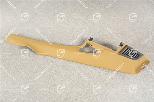 Tapicerka słupka C, Skóropodobna, Savannah beige, Coupe, L