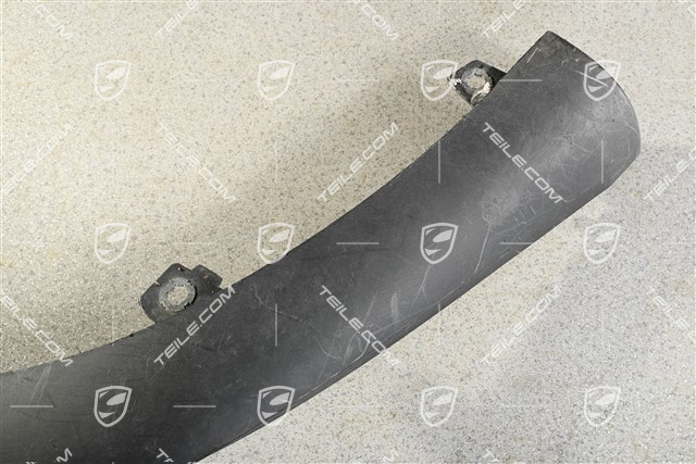 Cover rear lower, black, bad visual condition