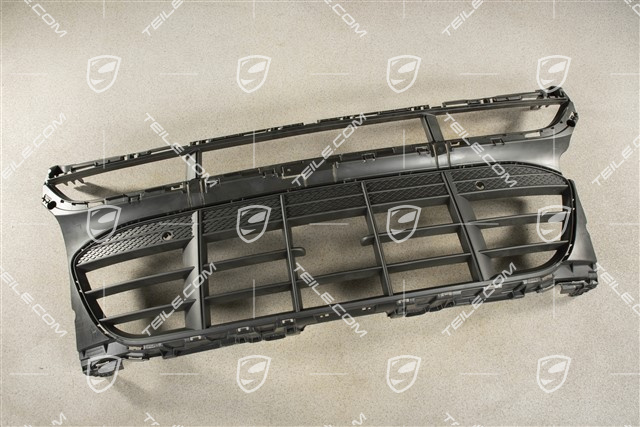 Front bumper, Turbo, centre ventilation grille with ACC and Park Assist, Black