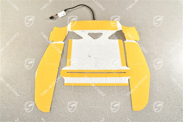 Seat heating mat, backrest, L=R