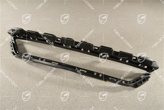 Retaining frame centre, GTS / Sport Design package, black mat