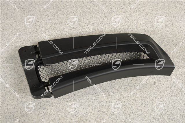 Front bumper spoiler, lateral, black matte, GT2RS, L