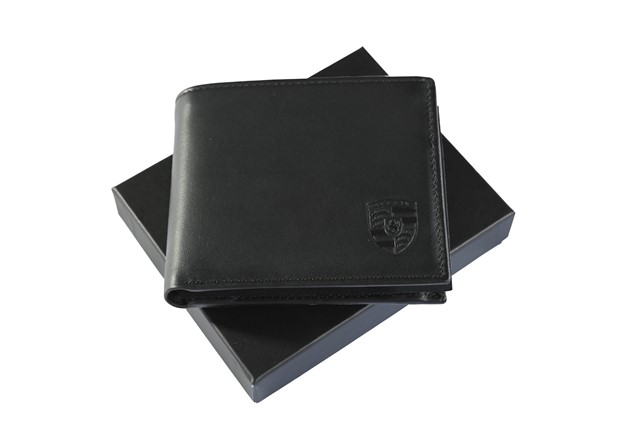 Geldbörse Herren Essential mit geprägtem Porsche Wappen