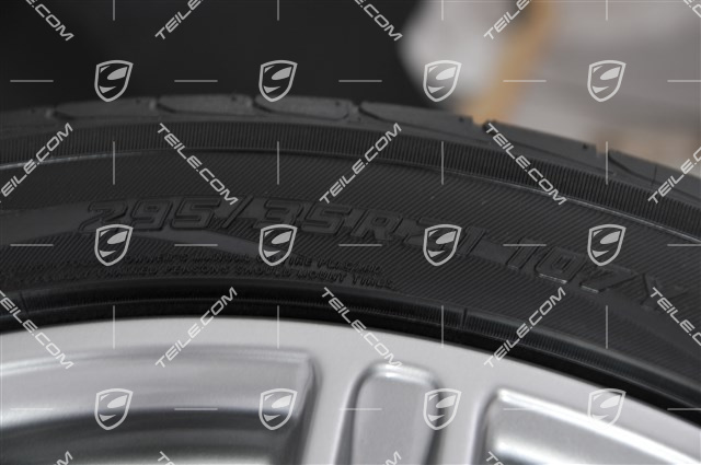 21" Koła letnie SportEdition, GTsrebrny metalik, 4x felgi 10J x 21 ET 50 + 4x opony Yokohama 295/35 R 21 107Y XL, z czujnikami ciśnienia RDK