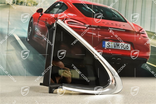 Seitenscheibe, Fondscheibe hinten, getönt, Zierleiste Alushine, L