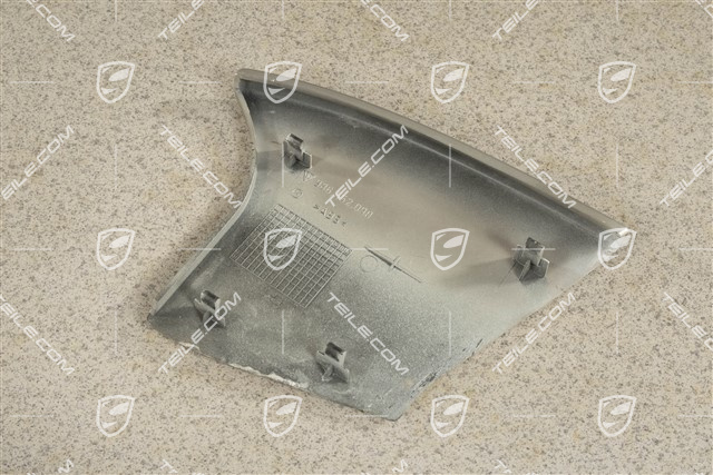 Centre console / tunnel cover, Lateral, Metal grey, R