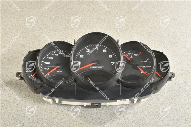 Instrument cluster / Speedometer, C4, 6-speed manual gearbox, broken glass