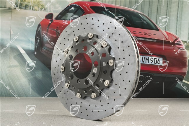 PCCB Ceramic Brake disc, front, 390mm, R