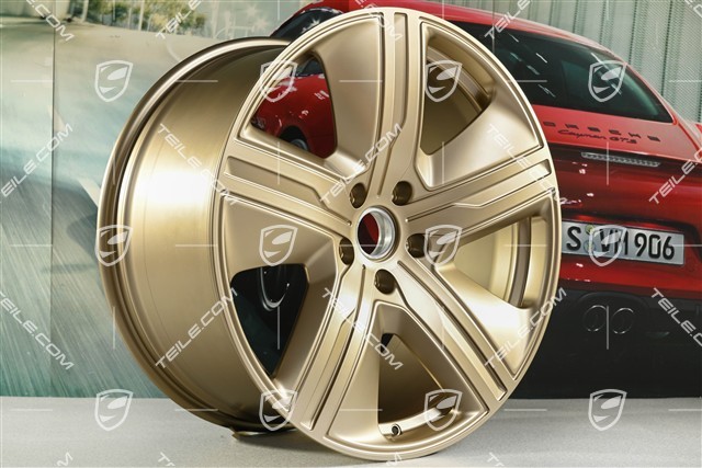 22-inch Macan Exclusive Design wheel rim set, 9J x 22 ET29 + 11J x 22 ET47, neodyme