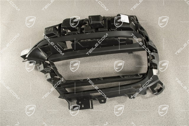 Front bumper retaining frame, lateral, L