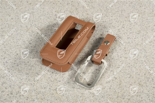 Key Case / Key pouch, leather, Cohiba brown