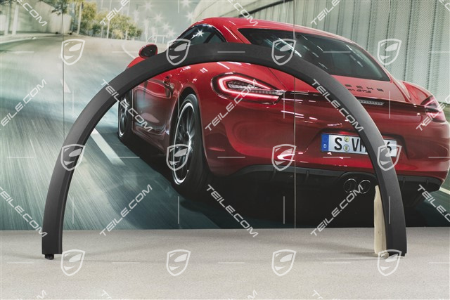 Wing / Fender Wheel cover / moulding, Satin black, R