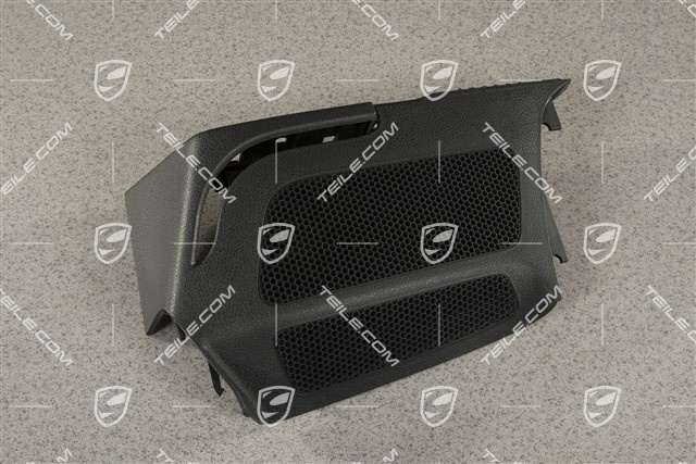 Blende für Entlüftung, Schwarz, L