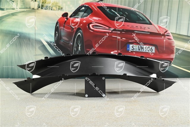 Luftführung Mitte, schwarz, Facelift 08-