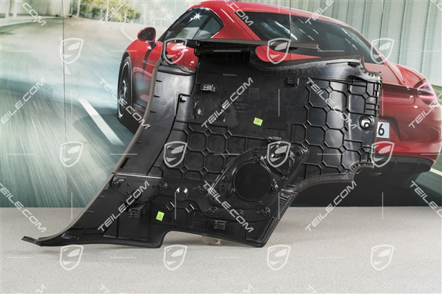 Seitenwandverkleidung, hinten, Leder, Espresso, Cabrio, L