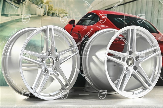 19" Carrera VI Felgensatz, 8,5J x 19 ET50 + 11J x 19 ET77, für Winterbetrieb