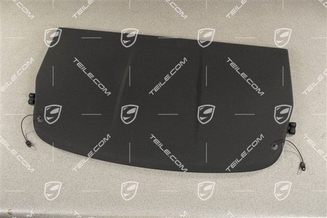 Coupe, Kofferraumabdeckung / Hutablage, Schwarz