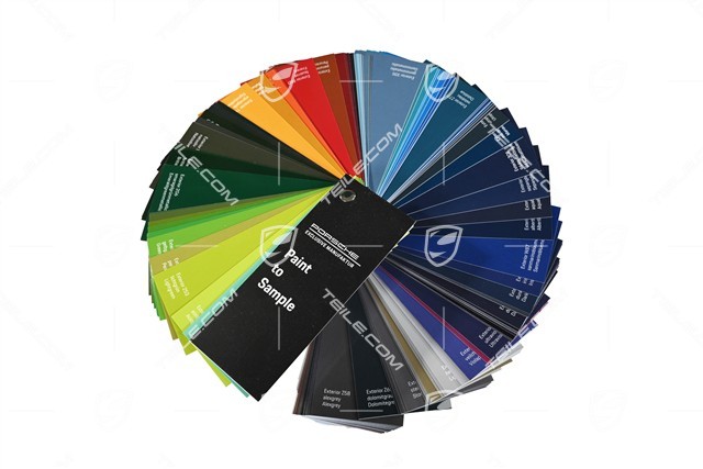Porsche Exclusive Manufaktur Paint to Sample colour range, 25/2022